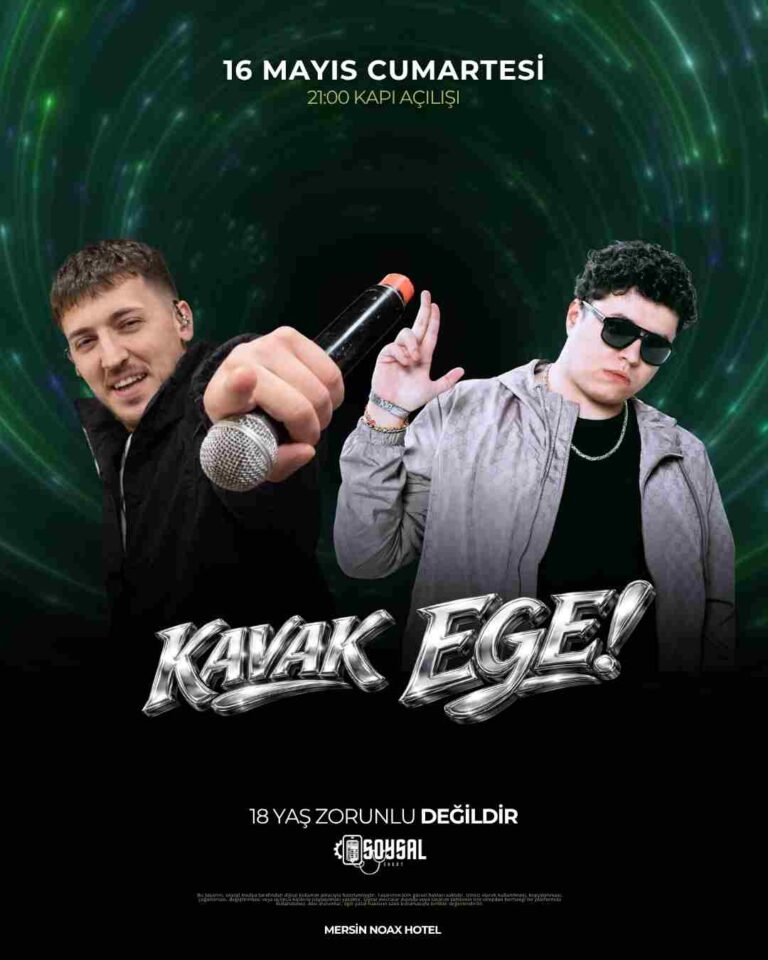 Mersin’de Hafta Sonu Eğlencesi: Ege Kavak Noax Hotel Sahnesinde!